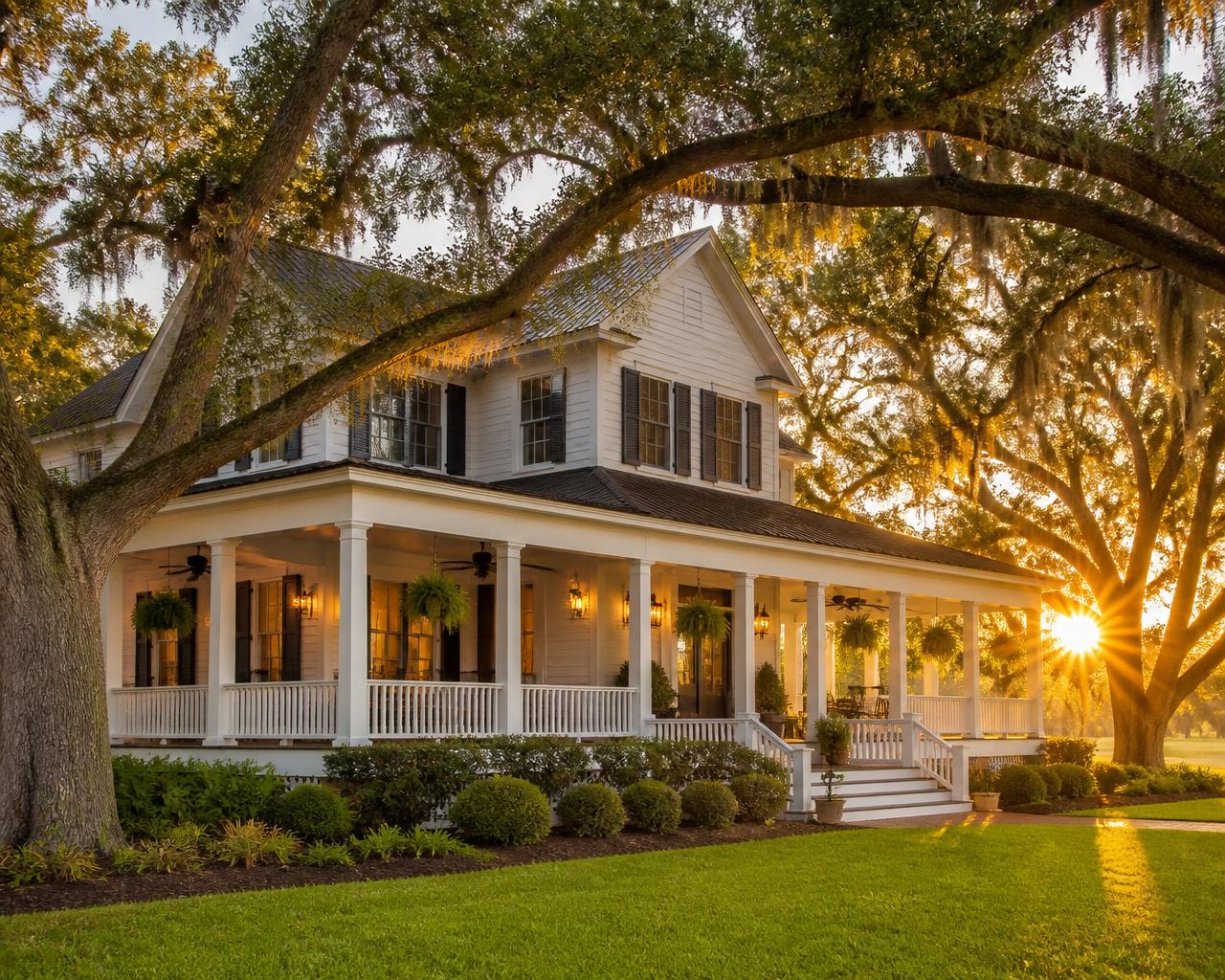 Off-market property at golden hour
